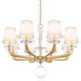 Emilea 8 - Light Glass Chandelier