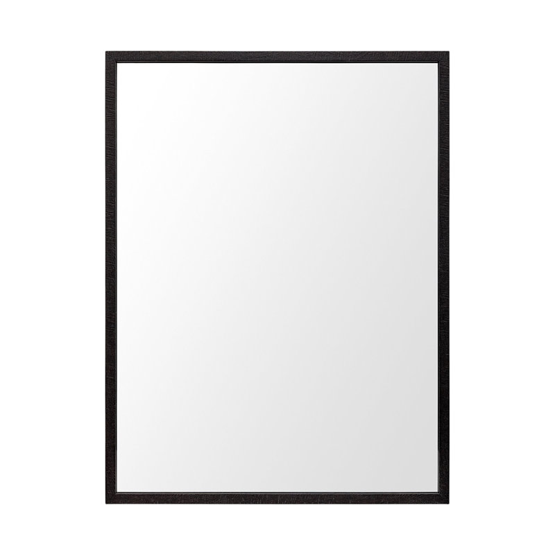 Miroir de salle de bain Aariah, Espresso, H 41,5 po x l 31,5 po