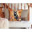 Asian Cat in Fall Leaves Throw Pillow-112679441