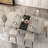Stretch Dining Table With Storage Box, Fine Sand Cross Iron Foot Base Dining Table, For 4-6 People-118760352