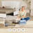 Tonyette 43.00''  Bed Frame With Drawers-75315150-75315153