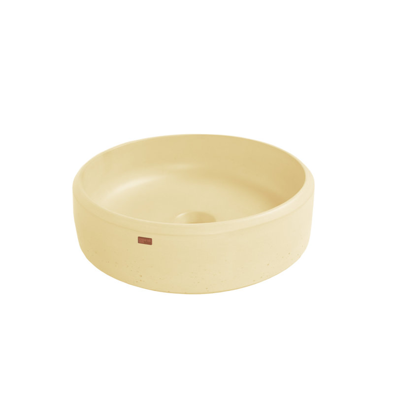 Ubud 14.5'' L Bathroom Sink, Dune Yellow