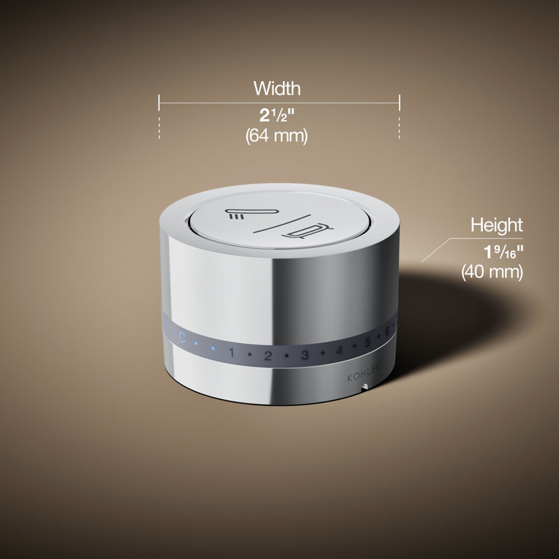 DTV Mode Deck-Mount Shower Interface, Polished Chrome