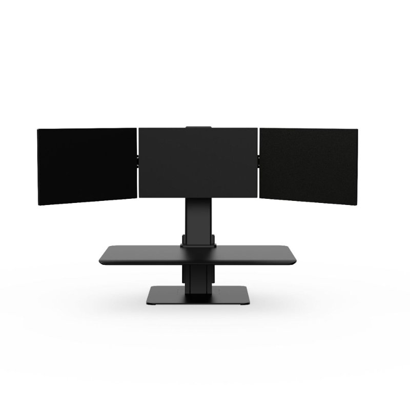 Quickstand Eco Triple Monitor Stand In White, Black