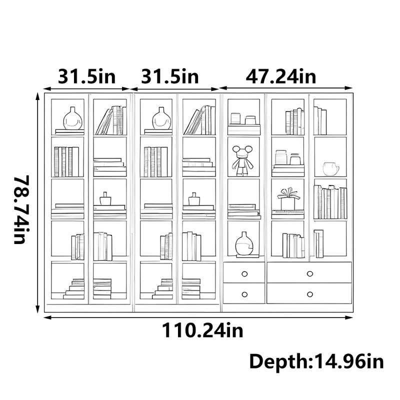 Madalene, (14 tablettes) H 78,74 po x l 110,24 po x P 14,96 