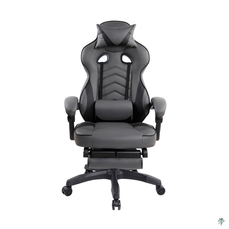 Fauteuil de direction entièrement inclinable avec repose-pieds Gaming
