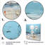 «Blue and Beige Tranquility Beach I - Coastal Minimalisme», art mural-686758903-621401779
