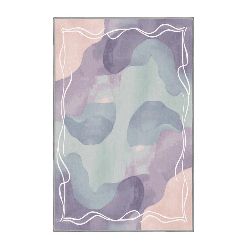 Misty Lagoon Rug, Rectangle 5' x 8'
