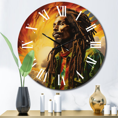 Metal Wall Clock