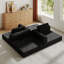 Canapé-lit convertible avec coussin cylindrique - Coussin pliant en velours côtelé pour une utilisation polyvalente dans le salon, la chambre à coucher et le studio-2474884