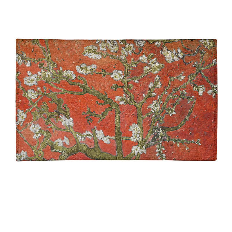 Chenille Floral Indoor Rug, Rectangle 3' x 5'