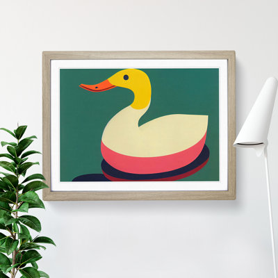 An Abstract Duck - Single Picture Frame Print