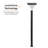 DIY Friendly Luxor Solar Pathway Light- Black 2 Pack
