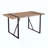 Dining Table Modern Rustic Industrial Rectangular MDF For 4-6 Person, With 1.5" Thick Engineered Wood Tabletop And Metal Legs, For Writing Deskkitchen Terrace Dining Living Room-2137013845-2137013847