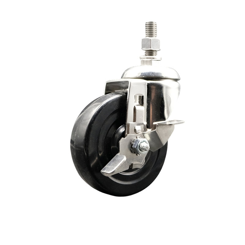 Soft Rubber Swivel Caster