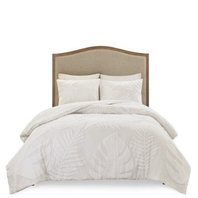 100% Cotton Chenille Duvet Cover For King/ King - Seaside Bedroom Design