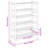  Shoe Rack With Shelf Natural 26.77 X 11.02 X 37.80 In Bamboo