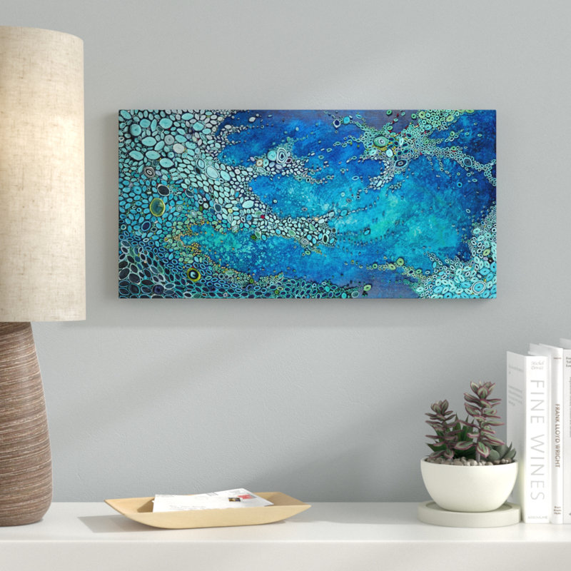 «Atlantic Abyss» par Amy Genser, reproduction sur toile, H 12 po x l 24 po