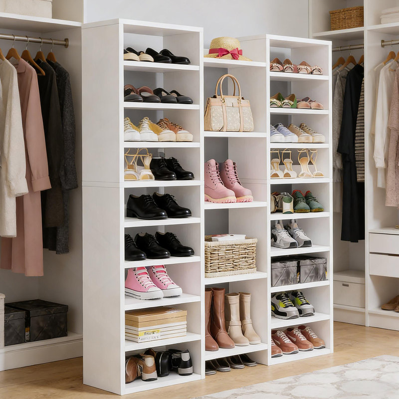 Rangement, range-chaussures, range-chaussures, présentoirs autoportants