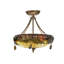 Glass Semi Flush Mount