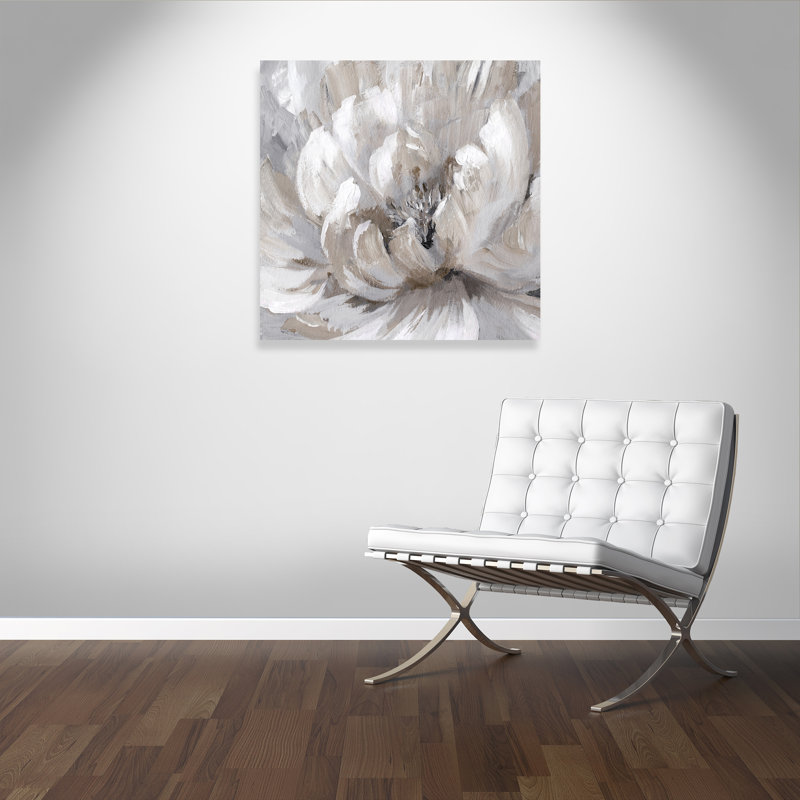Éclat de printemps I - Peinture, Toile tendue, H 40 po x l 40 po x P 1,38 po