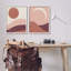 «Sun and Moon Sunrise Sunset Desert Collage» par Becky Thorns - ensemble de 2 impressions-70554261-70554268