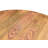 Kerklin Round Solid Wood Top Metal Base Dining Table