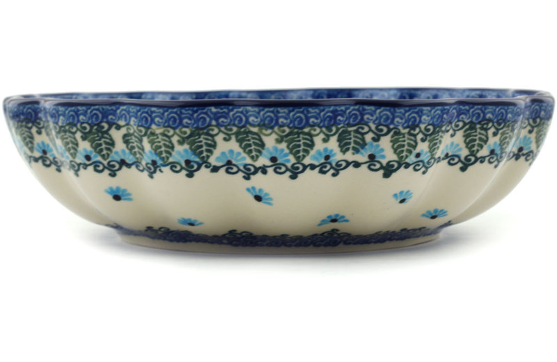 Forget Me Not Stoneware Serving Bowl