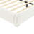 Queen Upholstered Platform Bed with Curved Headboard-1129009535-1129009534