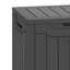 17 Stories 56cm W 118L Resin Lockable Deck Box-463058109