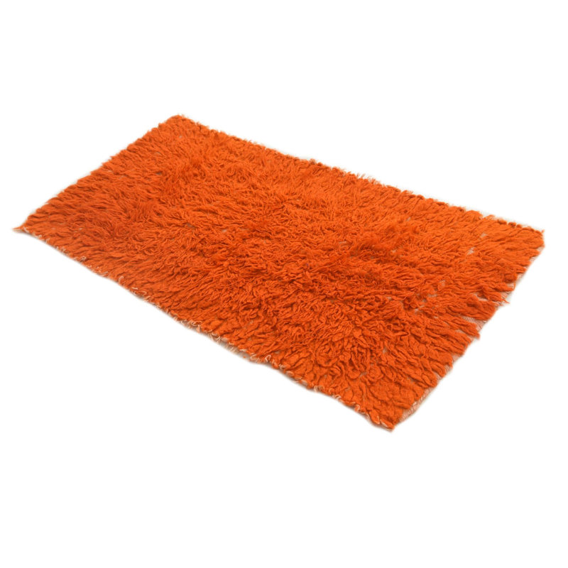 Tapis de couloir orange 4 pi 4 pi