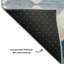 Tapis géométrique de qualité supérieure lavable à la machine Bunderberg AMF1007-1700046204