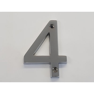 Makale 26.67cm H Reflective Metal House Number