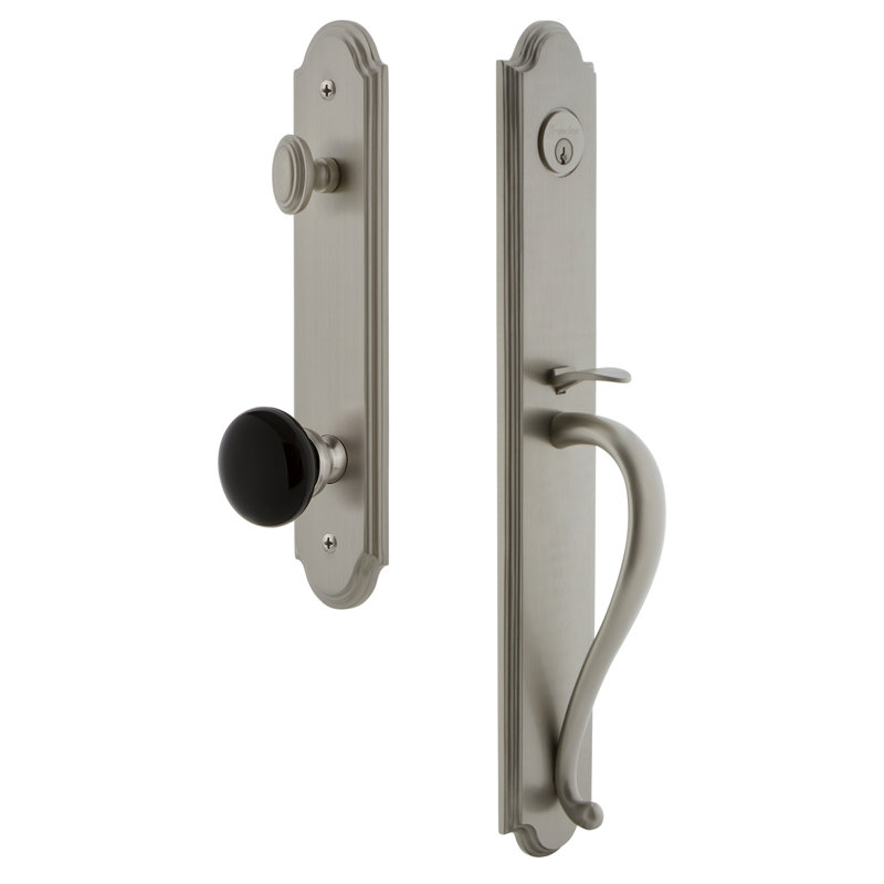 Ensemble de poignées factices Arc One, Nickel satiné