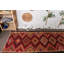 Tapis Home Decor, tapis de couloir rose, tapis turc, tapis géométrique, tapis rétro