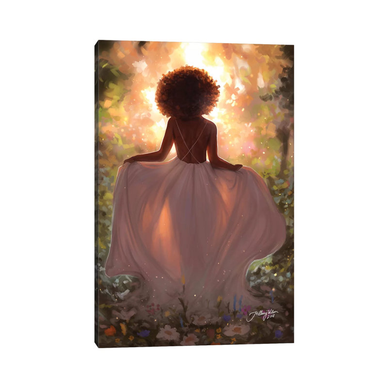 «Mother Nature» par Hillary D Wilson - reproduction d'art, H 40 po x l 26 po x P 1,5 po, Toile tendue
