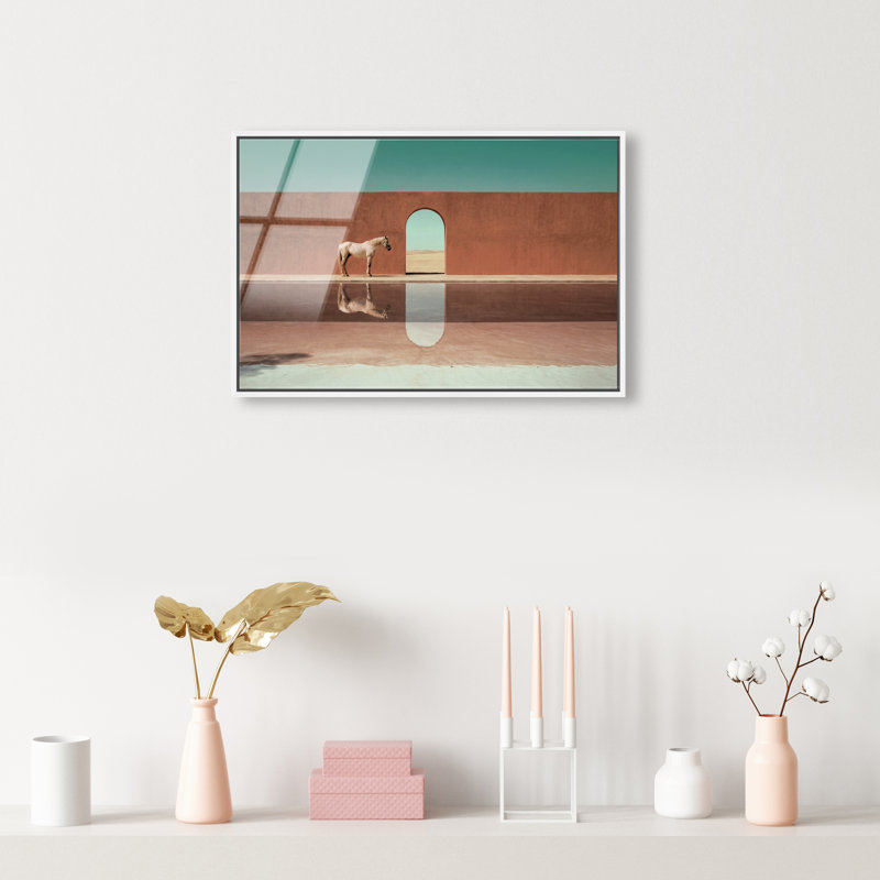 Western Reflections High-Gloss Frameless Acrylic Glass Wall Art Animals Print by Oliver Gal, Ready to Hang, 15 x 10
