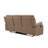 Global United Transitional Microfiber Fabric Sofa
