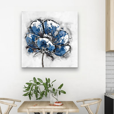 Small flower - 32"x32" art on canvas