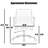 Modern Office Desk Chair | PU Leather Ribbed Back | Adjustable Height-676747395-755031124