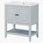 Meuble-lavabo élégant avec lavabo en céramique et beaucoup de rangement-108525920