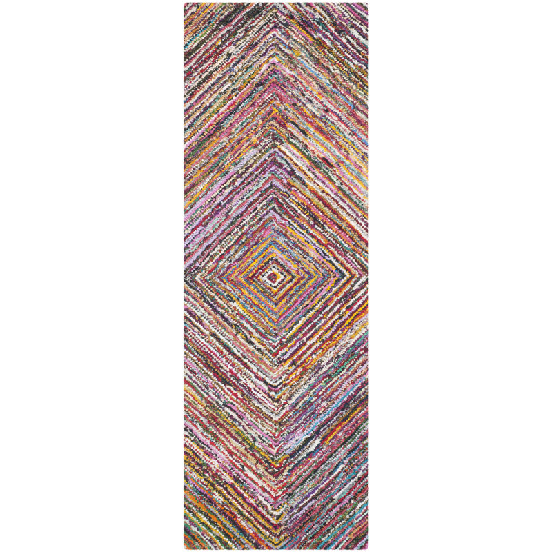 Anaheim Hand Tufted Cotton Rug, Runner 2'3" x 10'
