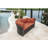 Westerman 73'' Wide Circle Wicker Patio Daybed with Cushions-28014853