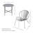 2-Person Outdoor Conversation Set, Hand-Woven Wicker Patio Seating Group with Cushions, Weather Resistant Steel Frame for Backyard Porch Balcony