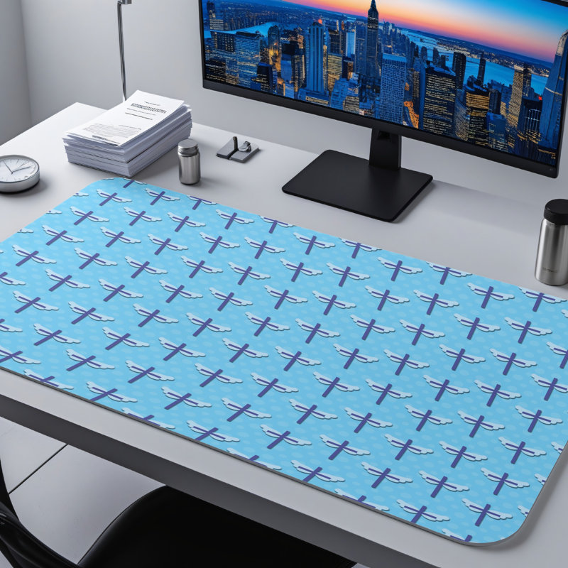 Polyester Desk Pad, 23.6x13.8