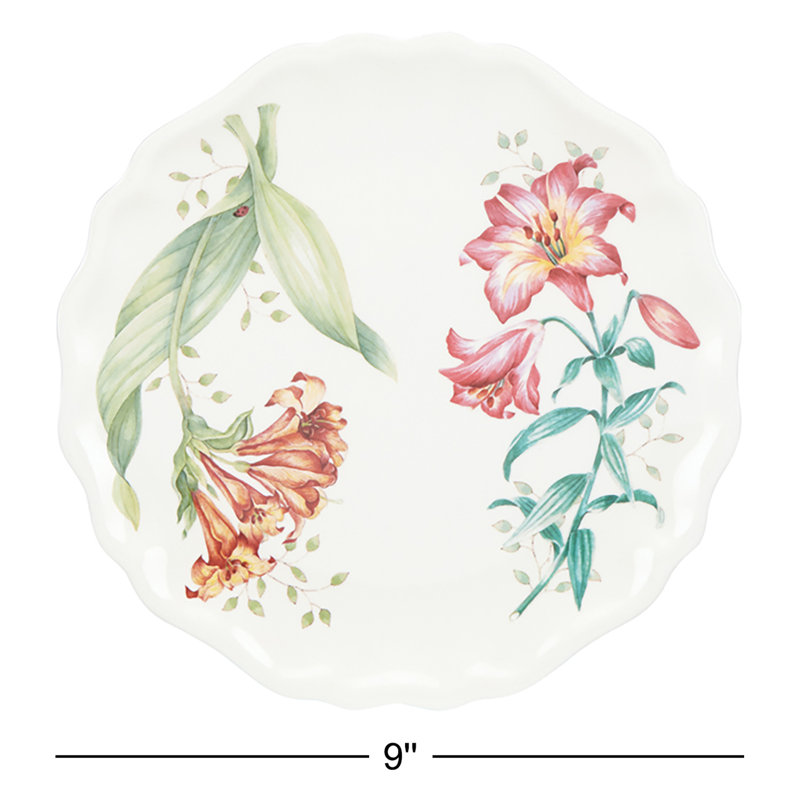 Butterfly Meadow Melamine 9" Melamine Accent Plate