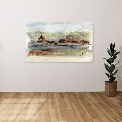 "Northern Lake" par Susan Jill, reproduction sur toile