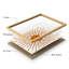 «Brown Mid Century Modern Shape Abstract Artwork Artwork Decor», 4 pièces-101520313-101520311