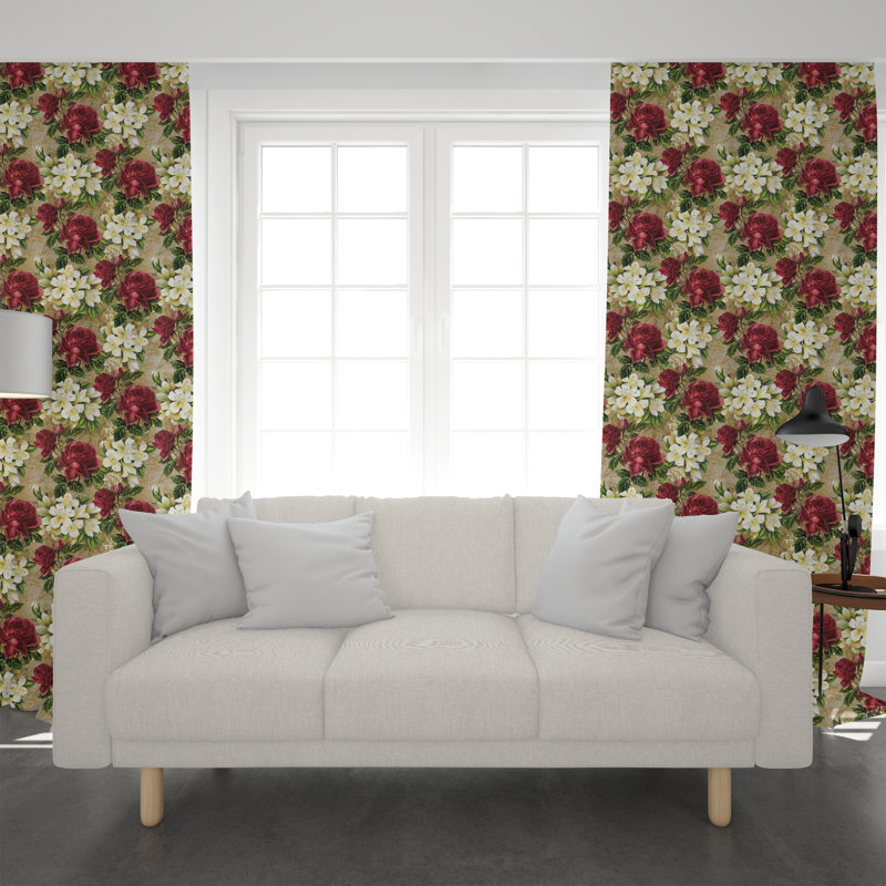 Juliaetta Room Darkening Curtain Pair, 20" W x 61" L