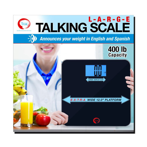 Taylor Electronic Glass Talking Bathroom Scale, 440 Lb. Capacity : Health &  Household 